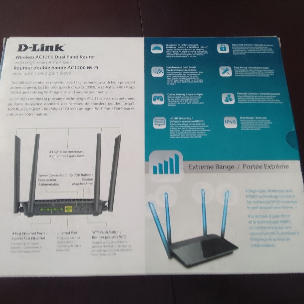 D-Link AC1200 Dual Band Router - Black - Picture 2 of 5